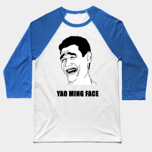 Yao Ming Face Baseball T-Shirt